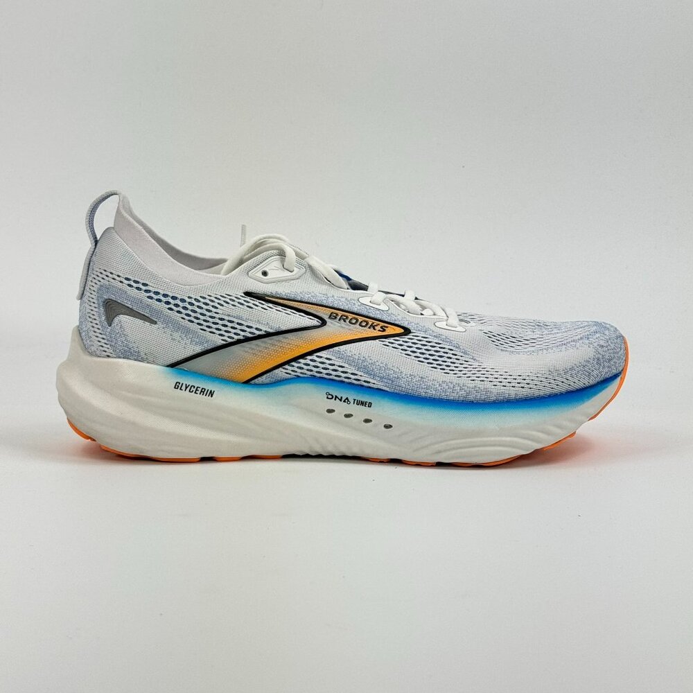 Brooks Glycerin 22 'White Cobalt Orange' 110445-1D-136 size 11.5 READ